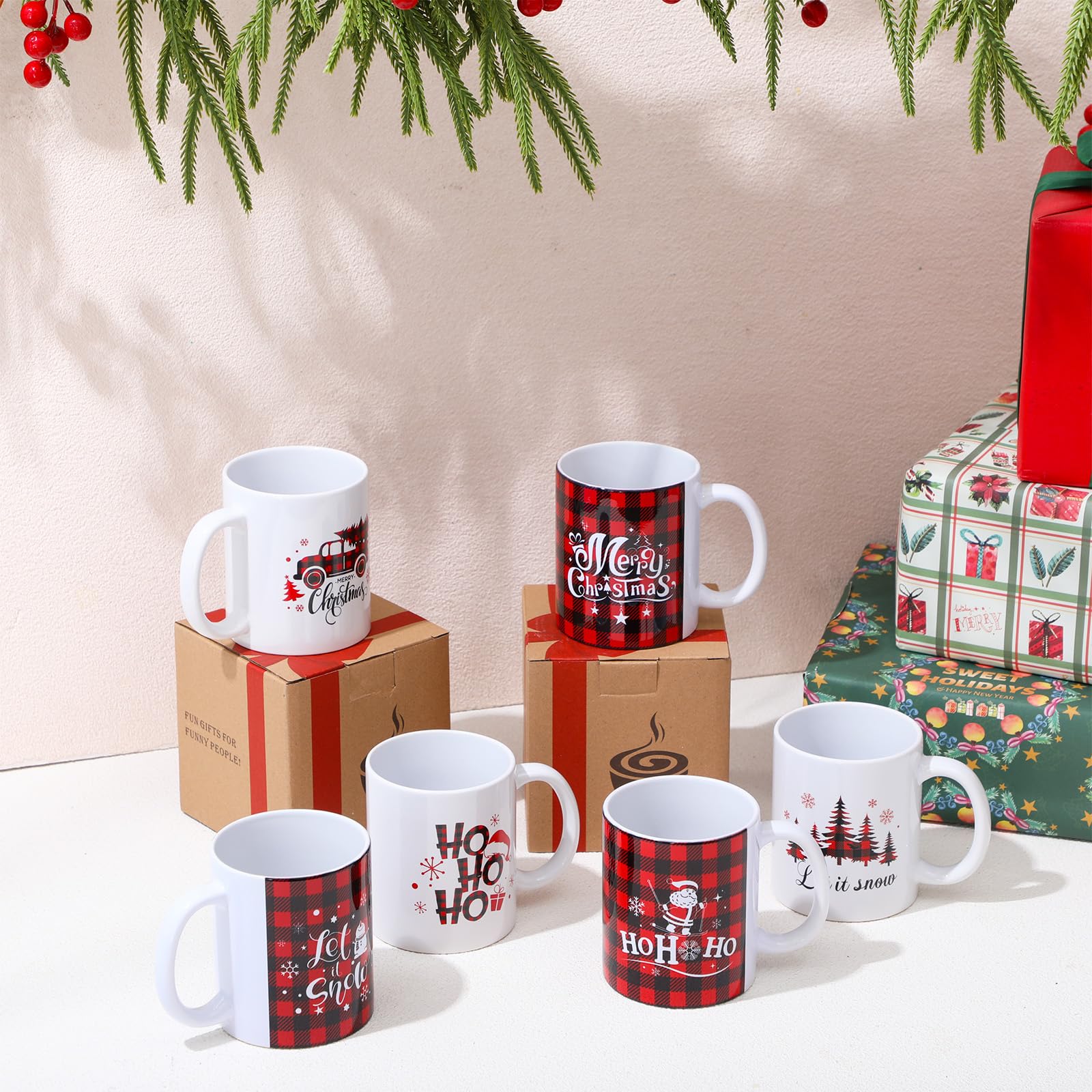 Potchen Merry Christmas mug for seasonal tea or coffee