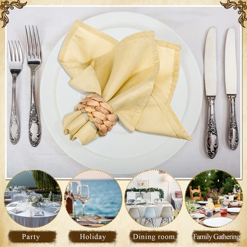 Potchen handwoven napkin ring delivers artisanal charm for festive gatherings.
