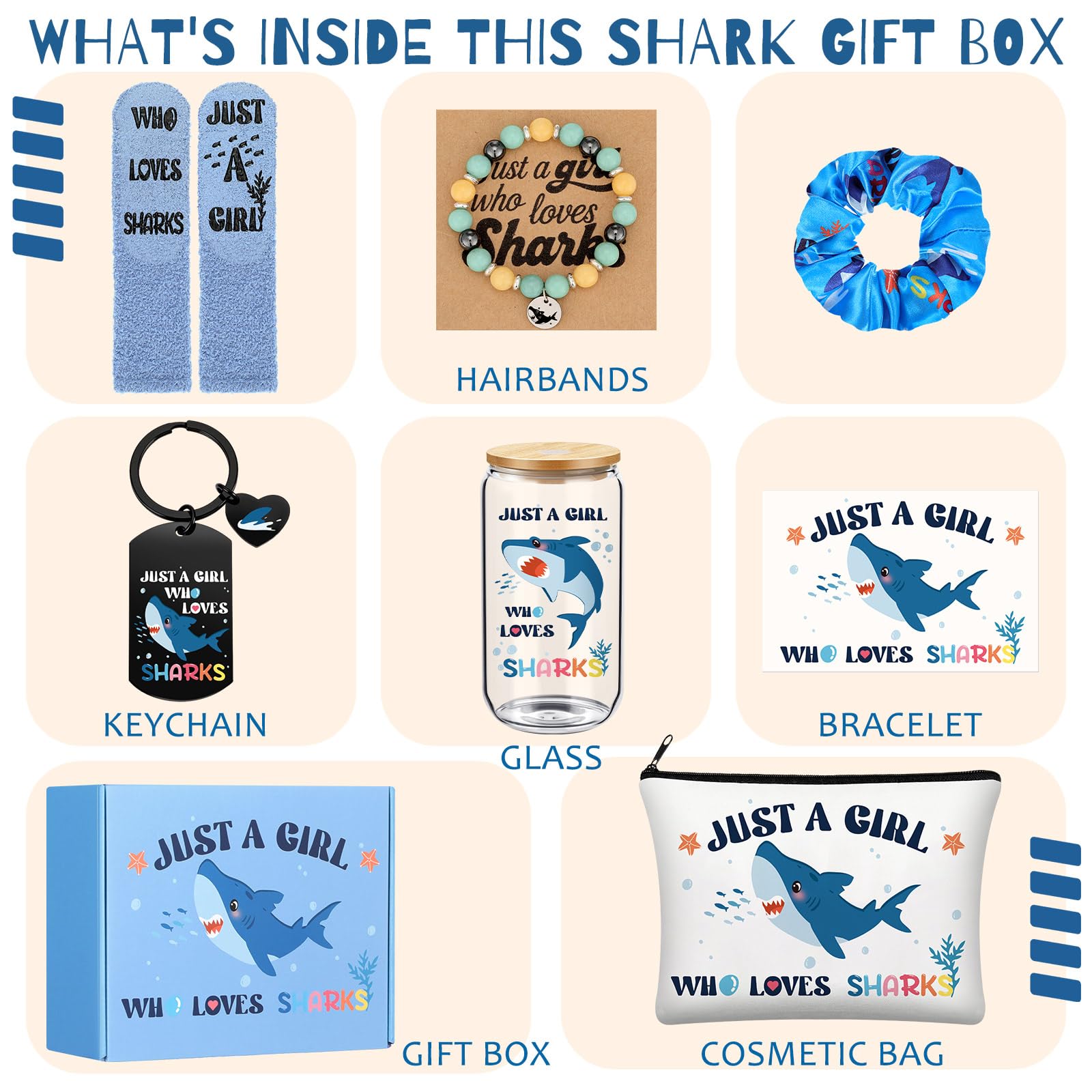 Potchen shark cosmetic bag ideal for organizing makeup on the go