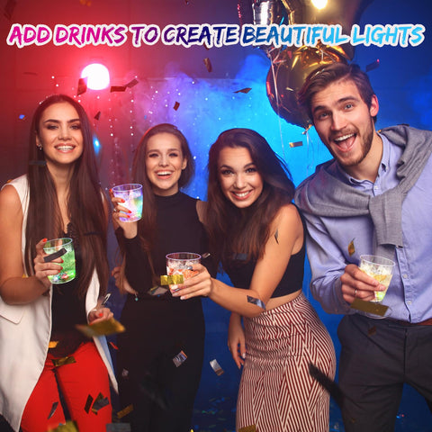 Potchen multi-color LED shot glasses ideal for clubs and events.