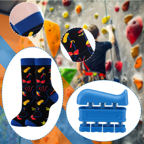 Potchen rock climber gift set packaging shown as a thoughtful climber gift.