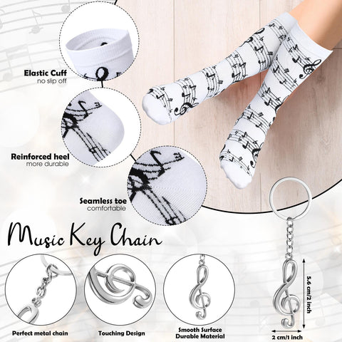 Potchen stainless steel keychain adds a music-inspired touch