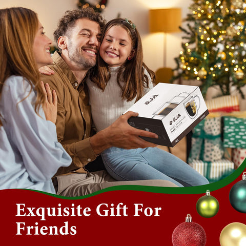 Potdoctor glass mug with smooth floating look for visual appeal