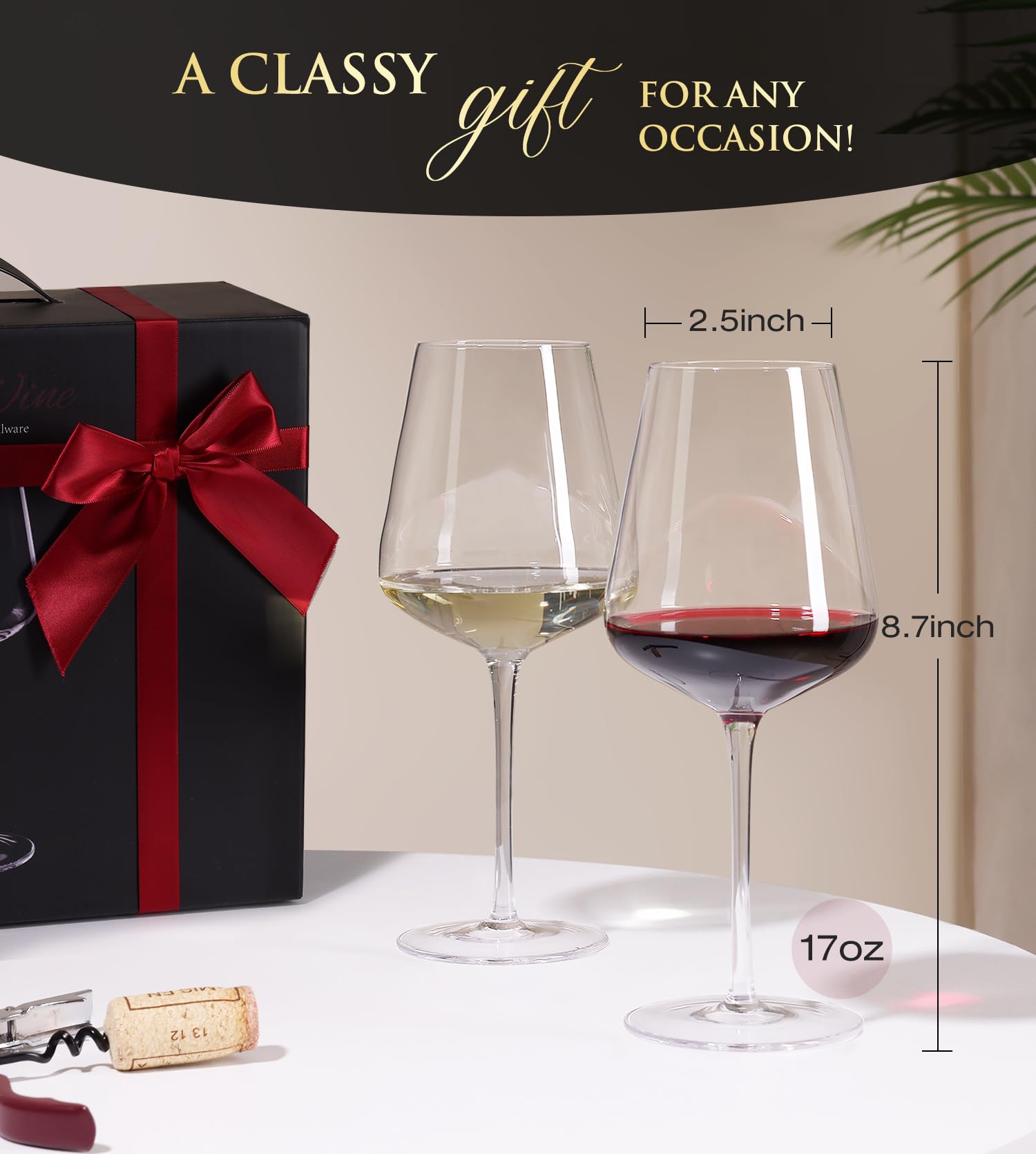 Potdoctor white wine glass ideal for Chardonnay aroma and layering