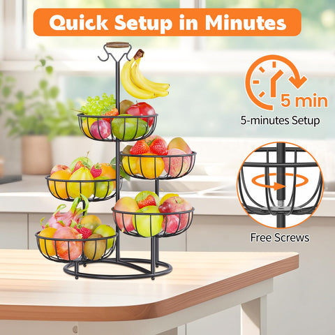 PouHenier.jh enhances kitchen decor while storing produce.