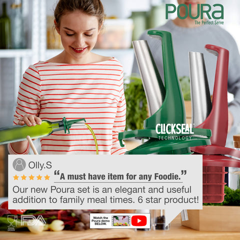 Poura dishwasher-safe materials simplify cleaning after cooking sessions
