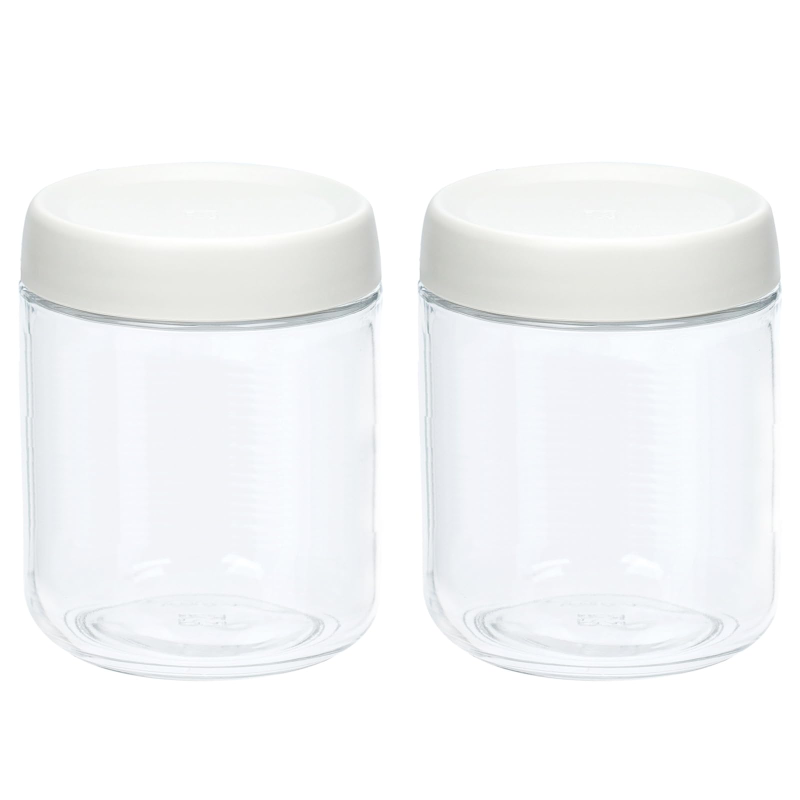 Povinmos 2-pack overnight oats jars with wide-mouth design for easy filling and cleaning