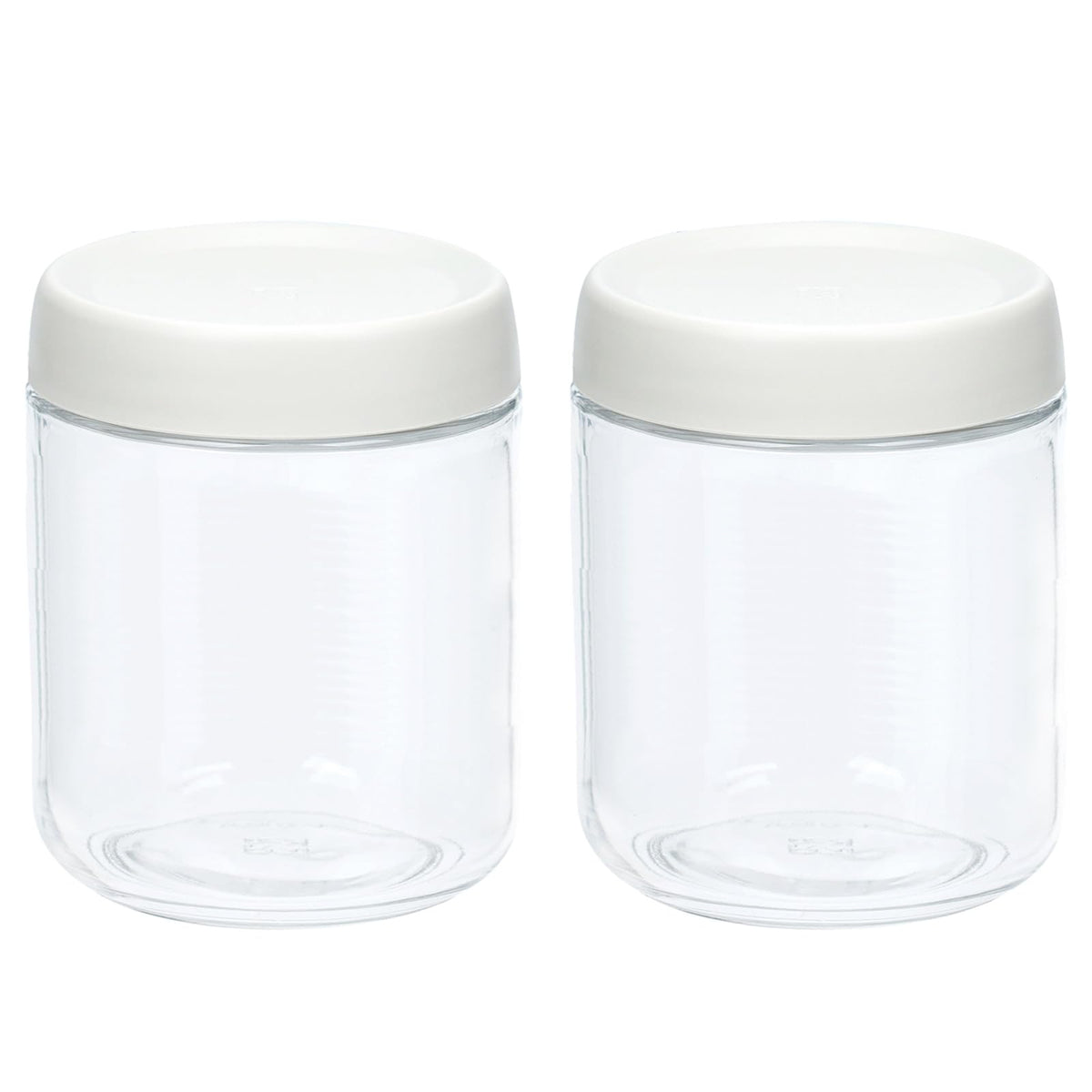 Povinmos 2-pack overnight oats jars with wide-mouth design for easy filling and cleaning