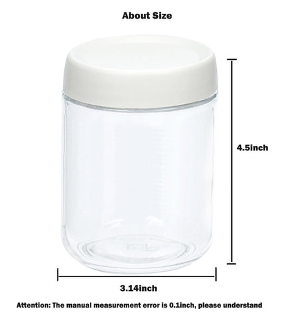 Povinmos salad dressing jar ideal for sauces and dressings on the go
