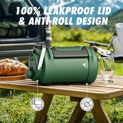 Powcan bottle dual-handle carry options for quick grip during activities.