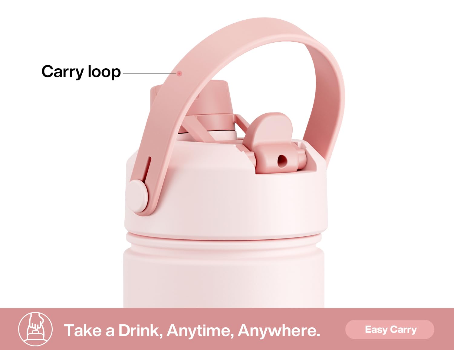 POWCAN wide-mouth design simplifies cleaning and filling with ice.