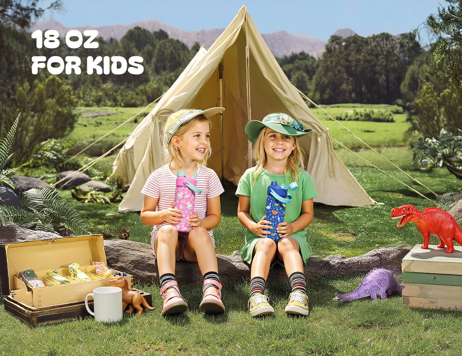 POWCAN 2in1 lid sip-spout enables easy sipping on the go.