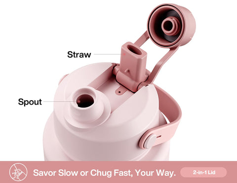 POWCAN leak-proof cap prevents spills during travel and outdoor adventures.