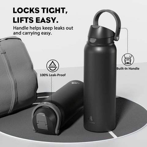 Powcan double-wall insulation keeps drinks cold up to 24 hours