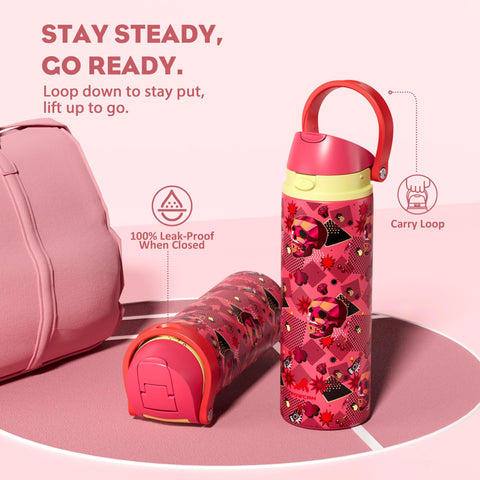 POWCAN double-wall insulation keeps drinks cold or hot.