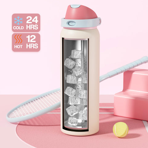 POWCAN bottle spout sip design for fast hydration on the go.