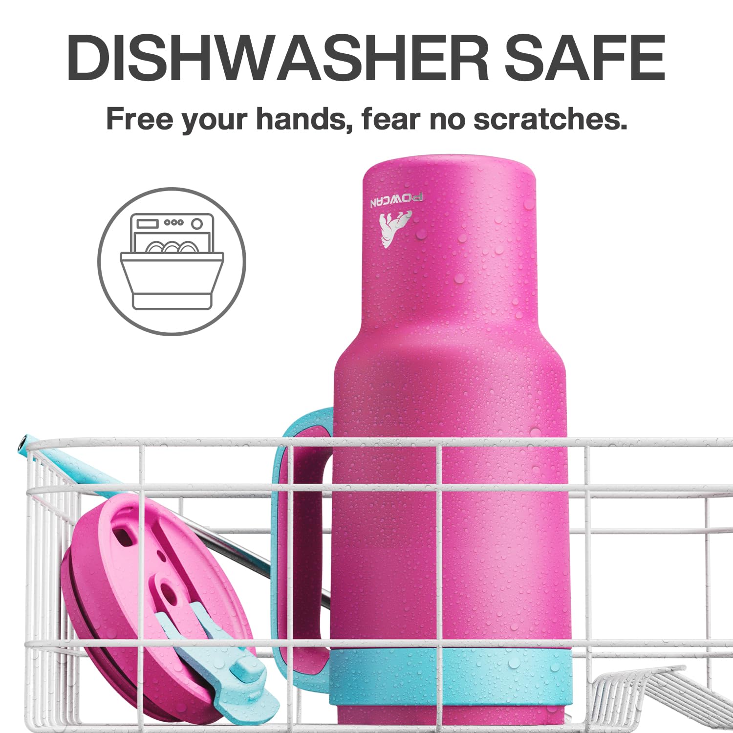 PowCan fits in most car cupholders, making refills easy on the go