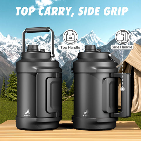 POWCAN dual carry handles for easy transport