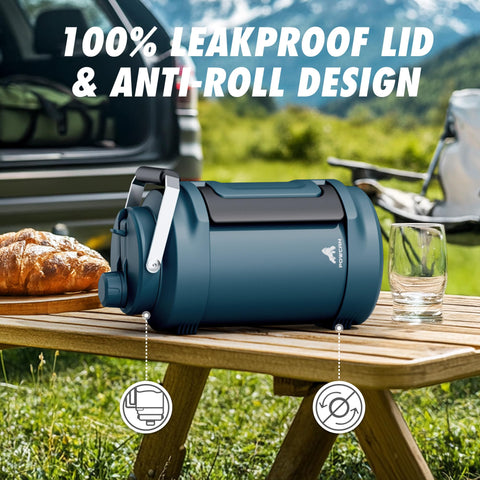 POWCAN gallon bottle with spout mode enables quick gulps on hikes.