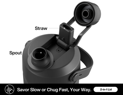 POWCAN leak-proof bottle guards against spills during travel and daily activities.