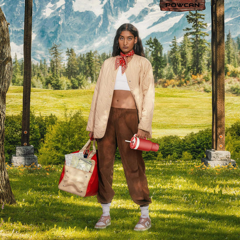 Powcan leakproof lid option prevents spills during travel