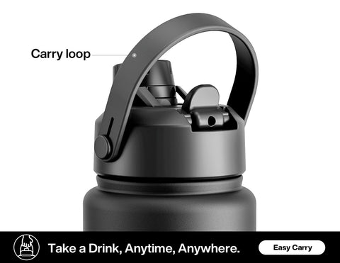 POWCAN 18-8 stainless steel, BPA-free bottle for pure taste