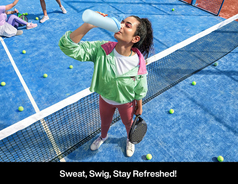 POWCAN travel-friendly bottle supports school, gym, and outdoor plans.
