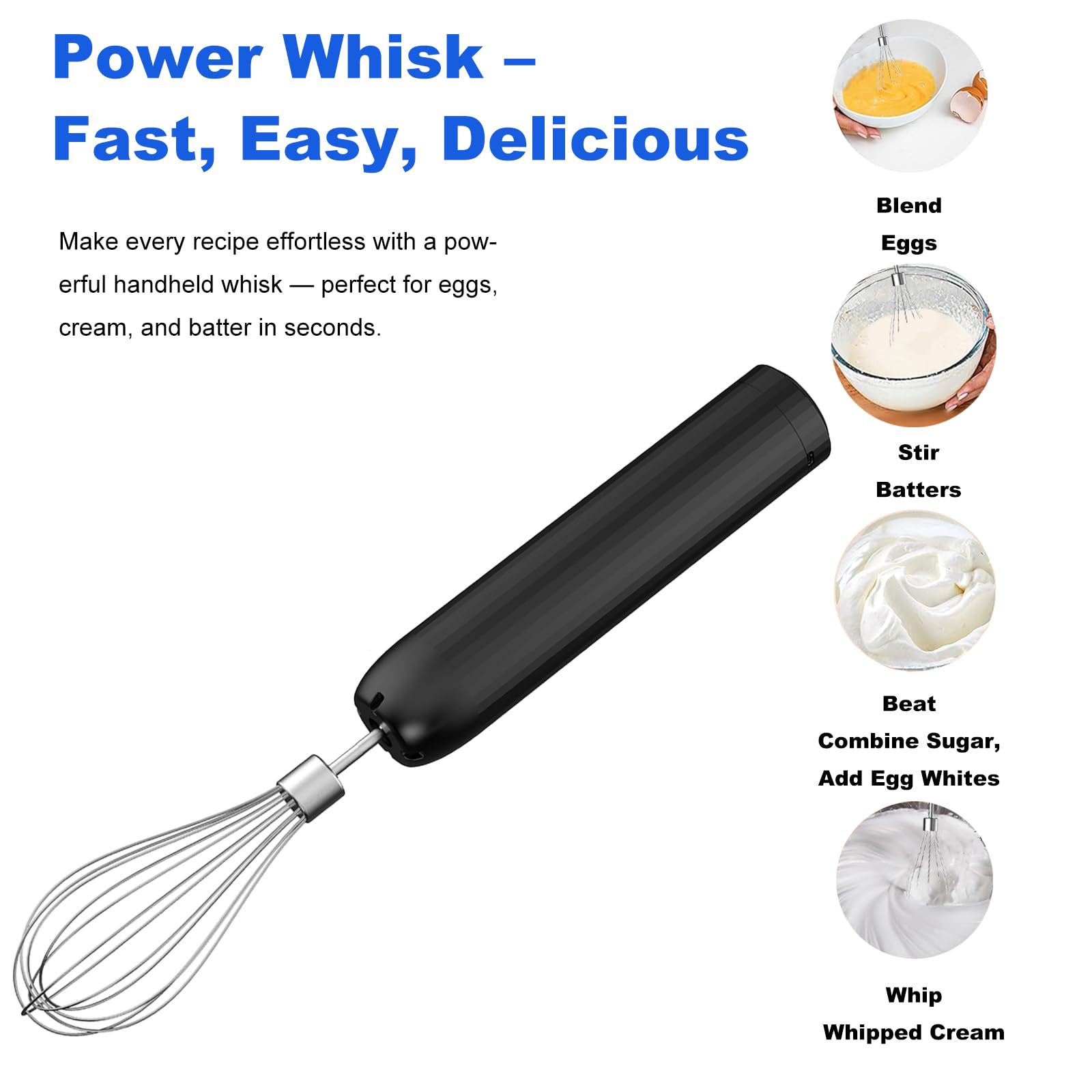 PowCube 300ml glass cup with chopper blades in action