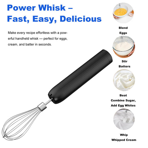PowCube 300ml glass cup with chopper blades in action
