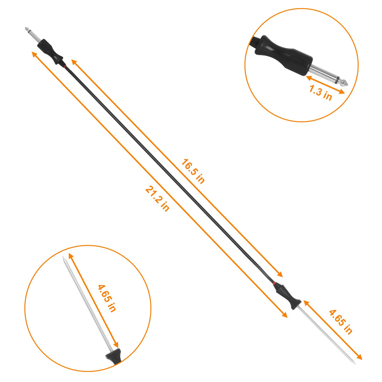 Poweka thermometer supports auto cooking features on compatible models.