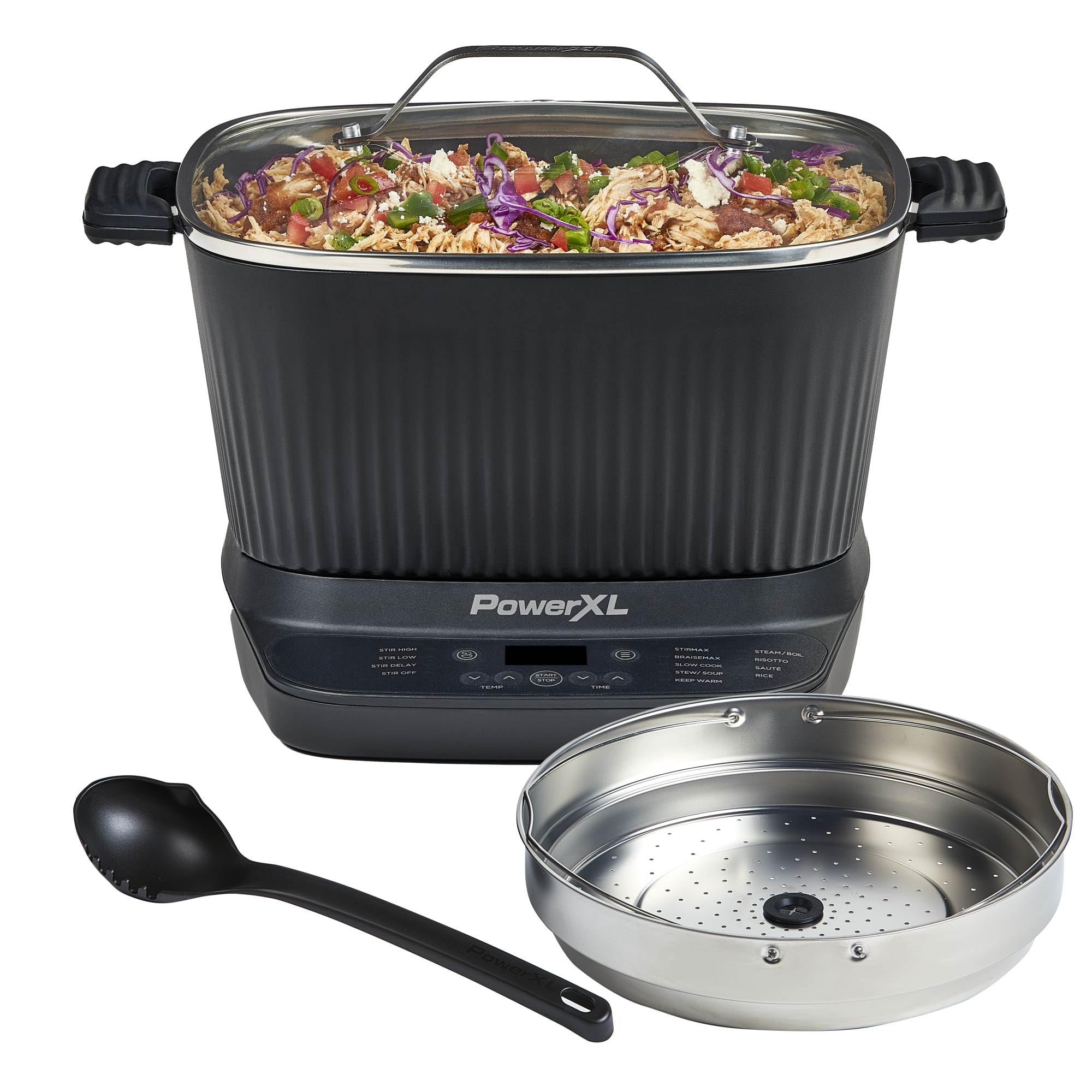 PowerXL Stirmax Plus 360° paddle stirring for hands-free cooking