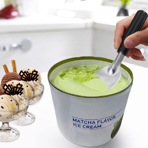 POWSHELF stainless steel head resists bending during tough scoops