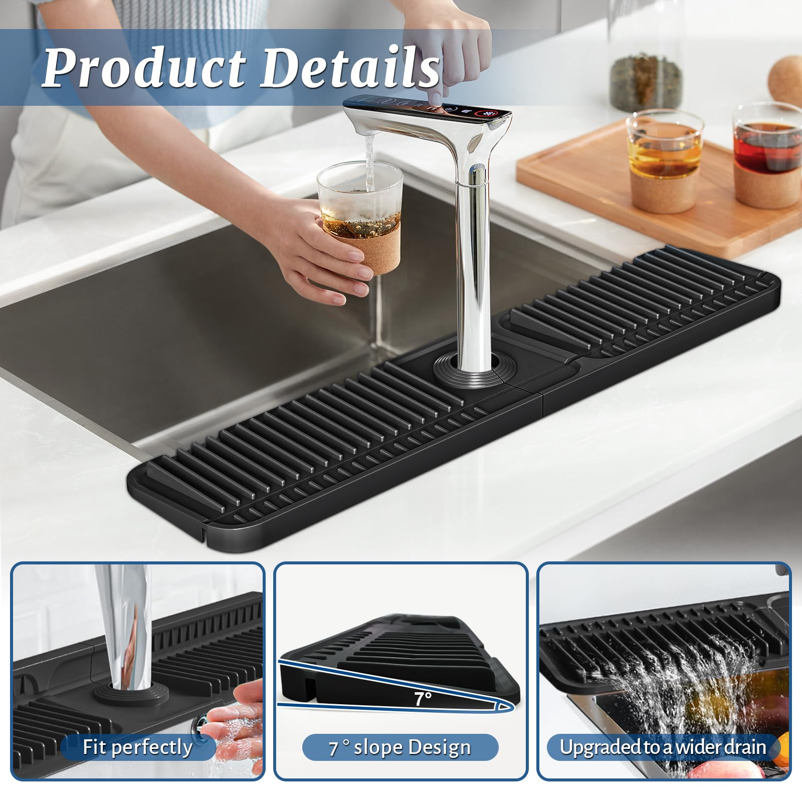 PoYang helps maintain a dry, clean granite surface.