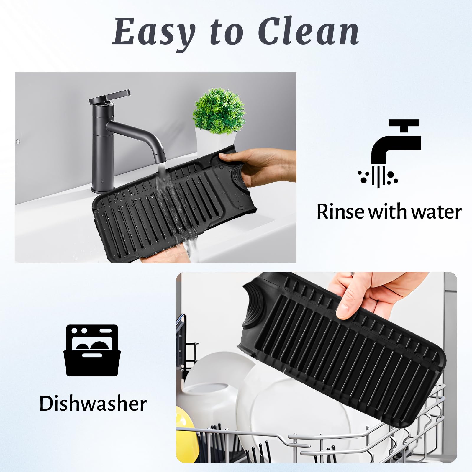 PoYang faucet base cutout supports faucets up to 2.5 inches.