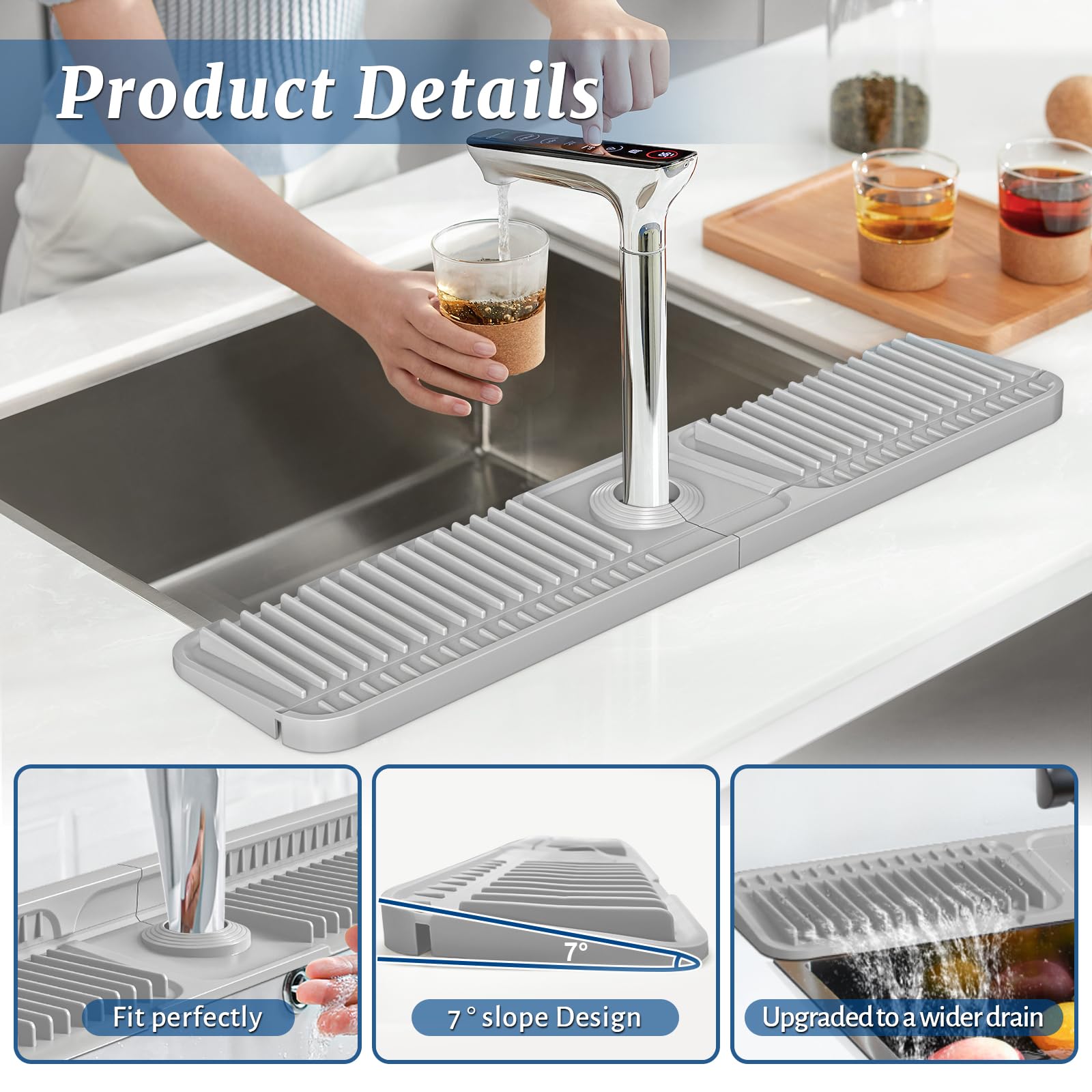 PoYang 1.2-inch pad attachment for secure wall or backsplash mounting