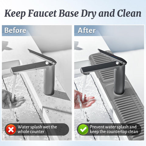 PoYang drainage design minimizes water spray around the faucet
