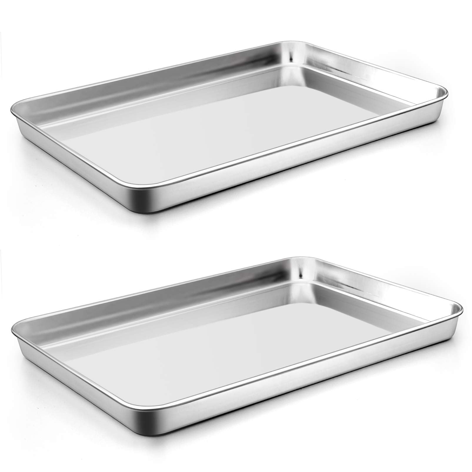 P&P CHEF 16-inch baking sheet with a shiny surface, ideal for even roasting.