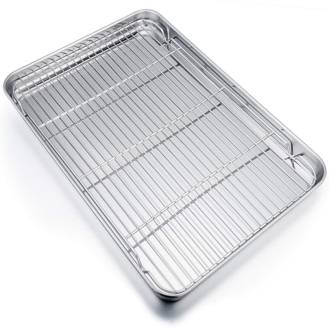 P&P CHEF 19.6-inch baking sheet tray with smooth surface for easy food release