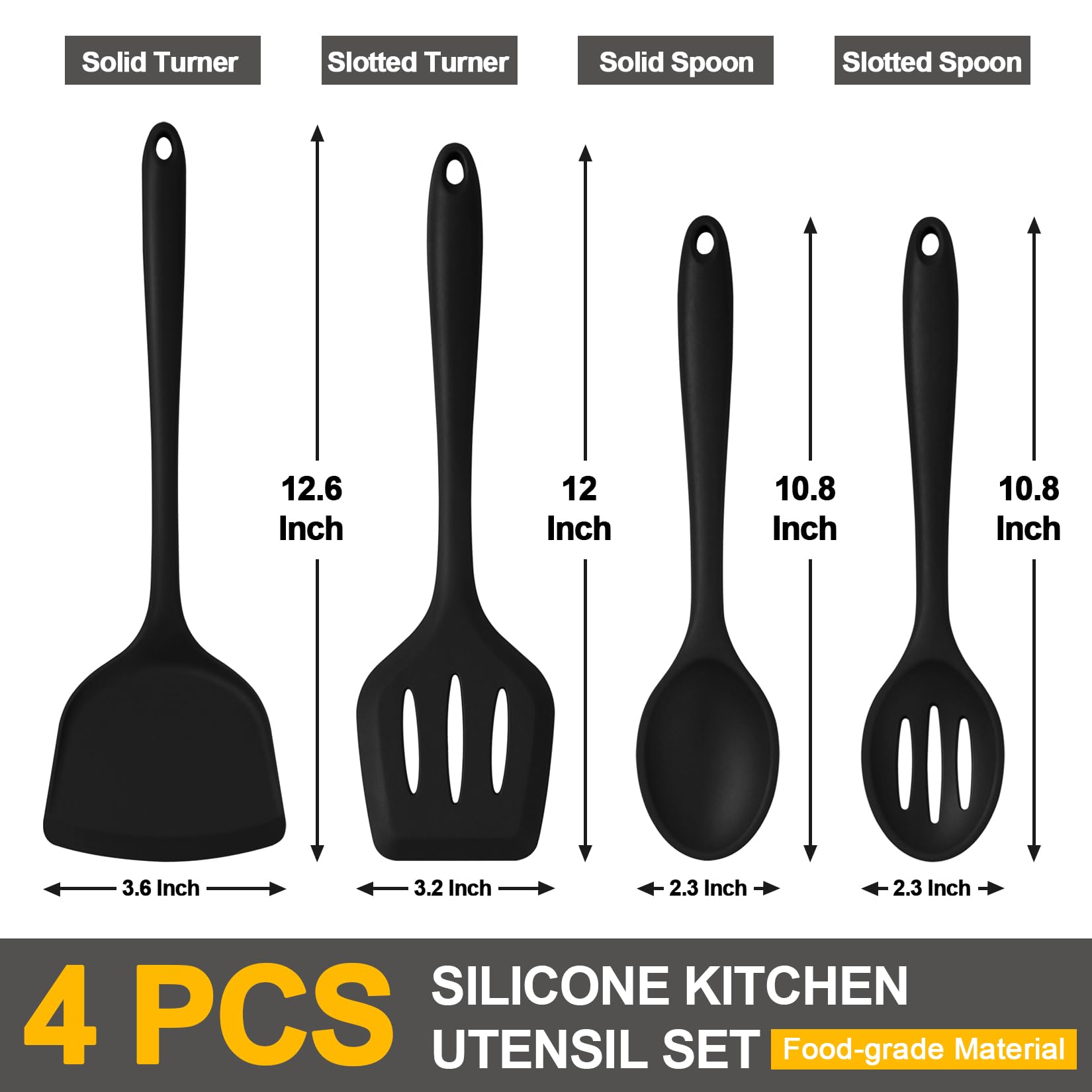 P&P CHEF slotted turner drains liquids while frying
