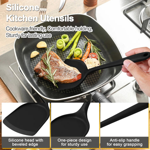 P&P CHEF solid spoon for scooping sauces and portions