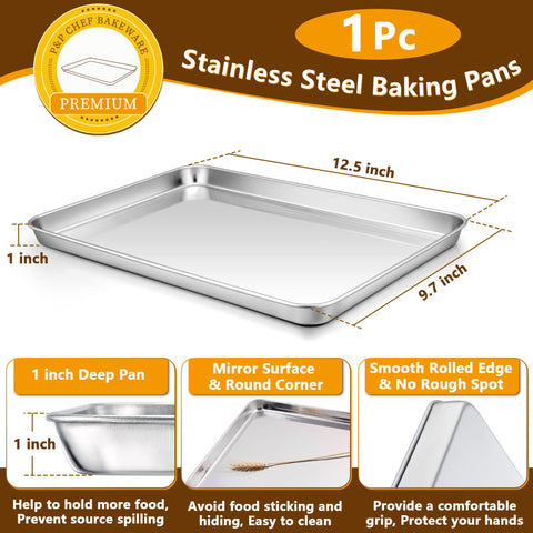 Cooling rack with P&P CHEF baking sheet for healthier roasting