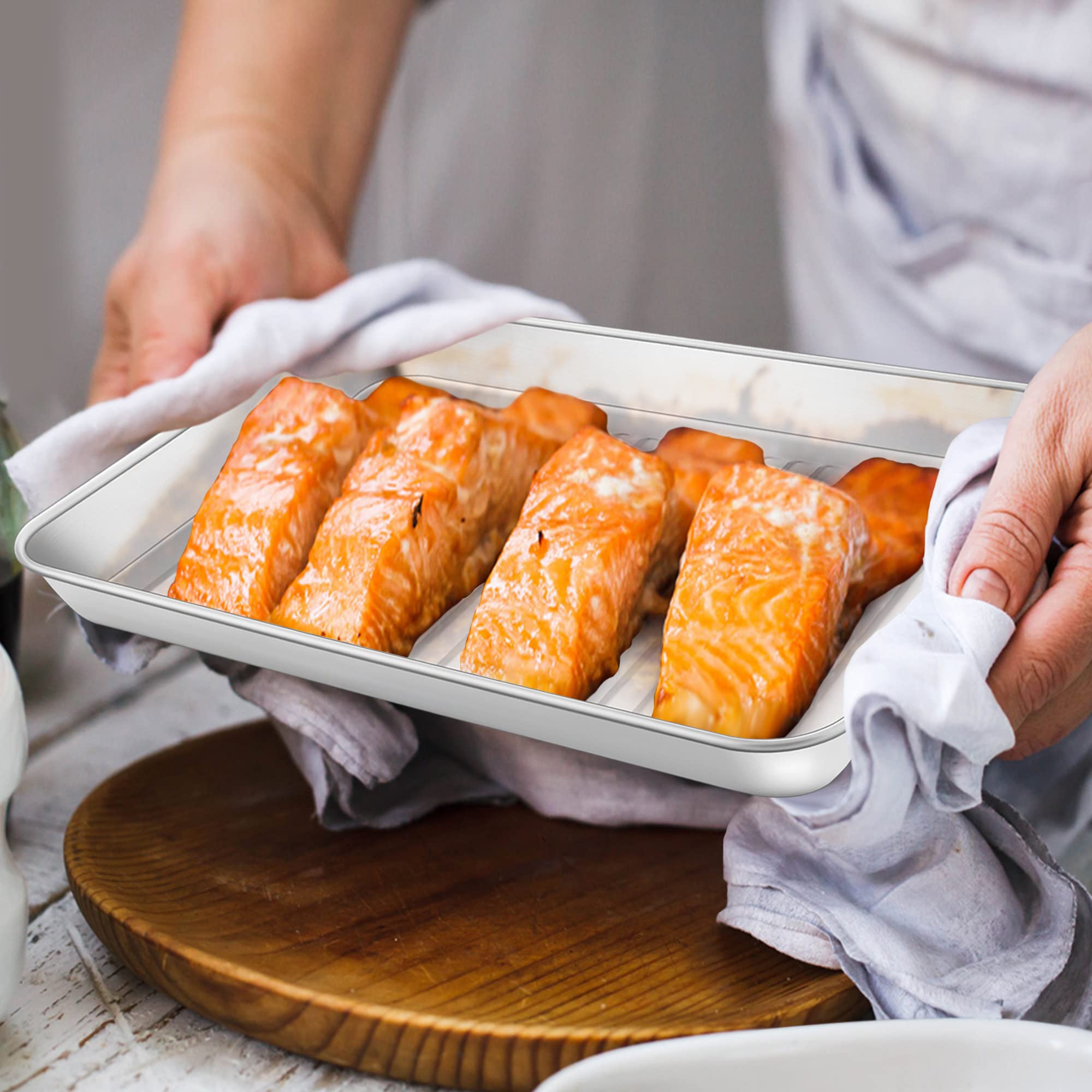 P&P CHEF dishwasher-safe baking set ready for easy cleanup