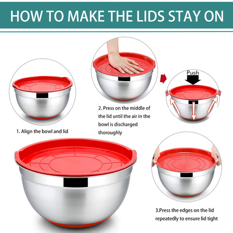 P&P CHEF dishwasher-safe bowls for everyday meal prep and easy cleanup.