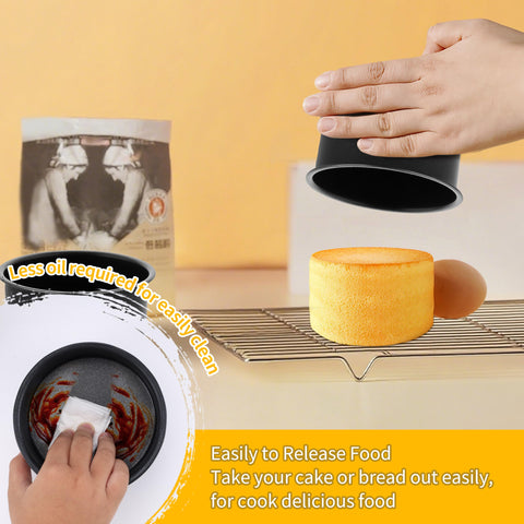 P&amp;P CHEF easy-release non-stick surface prevents sticking and spills.
