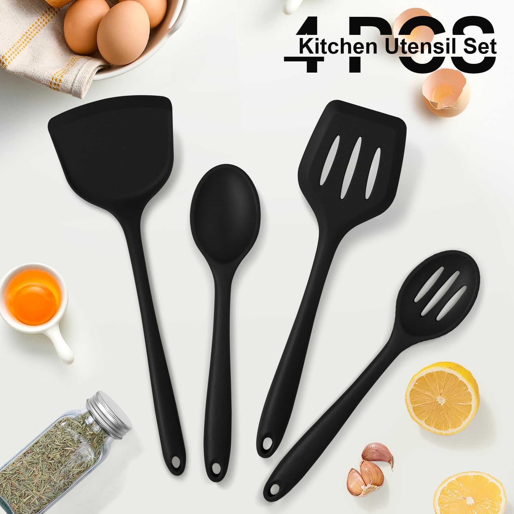 P&P CHEF ergonomic silicone handles stay cool and comfortable