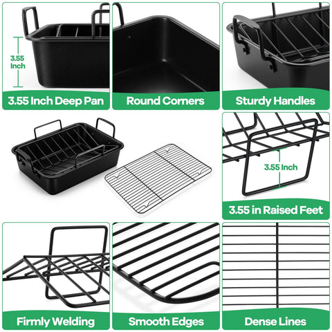 P&P CHEF flat rack for versatile baking and cooling