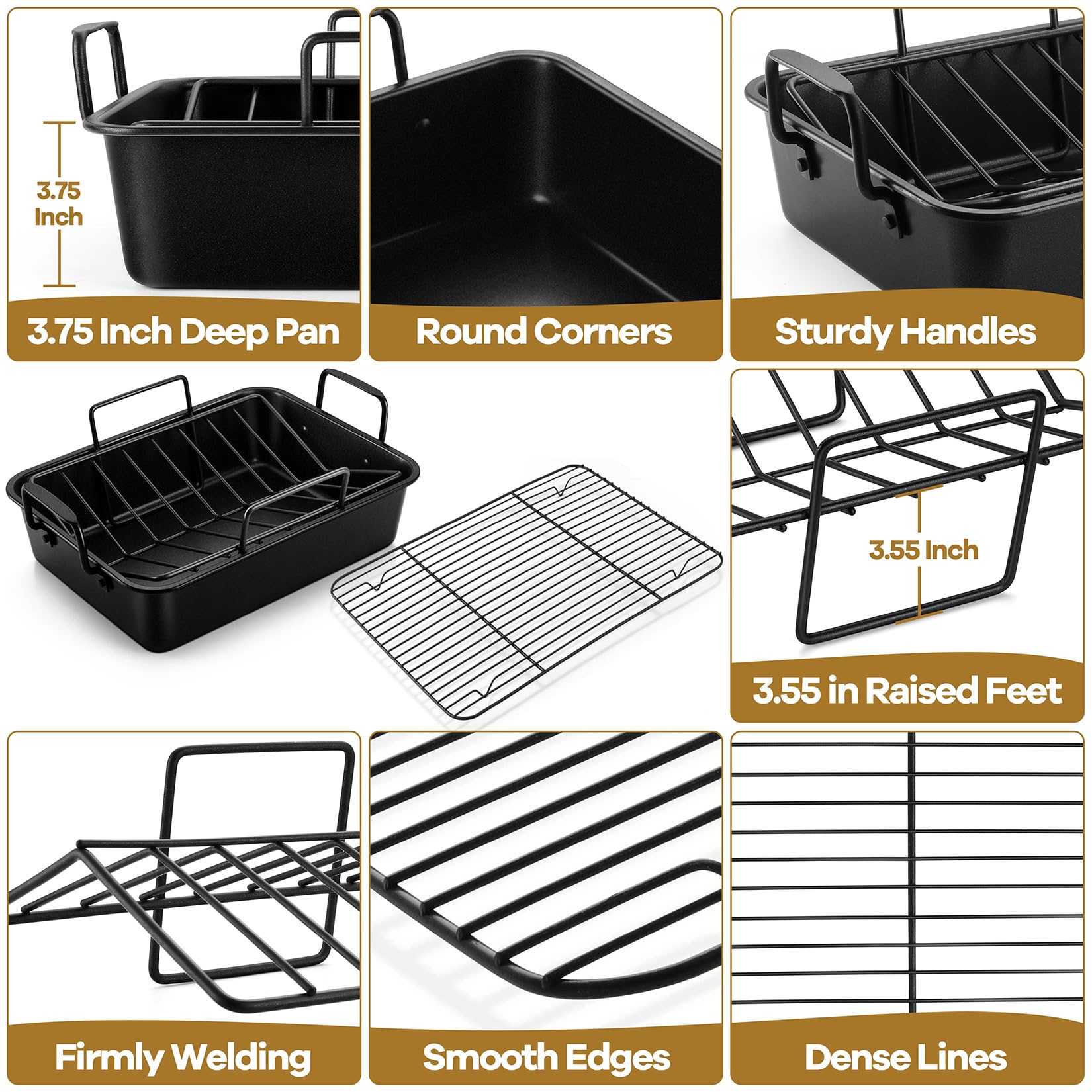 P&P CHEF flat rack for cooling cookies and roasting vegetables.