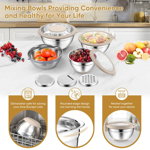 P&P CHEF inner mirror finish eases cleaning and maintenance.
