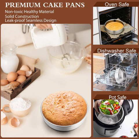 P&P CHEF cake pans for parties and everyday baking.