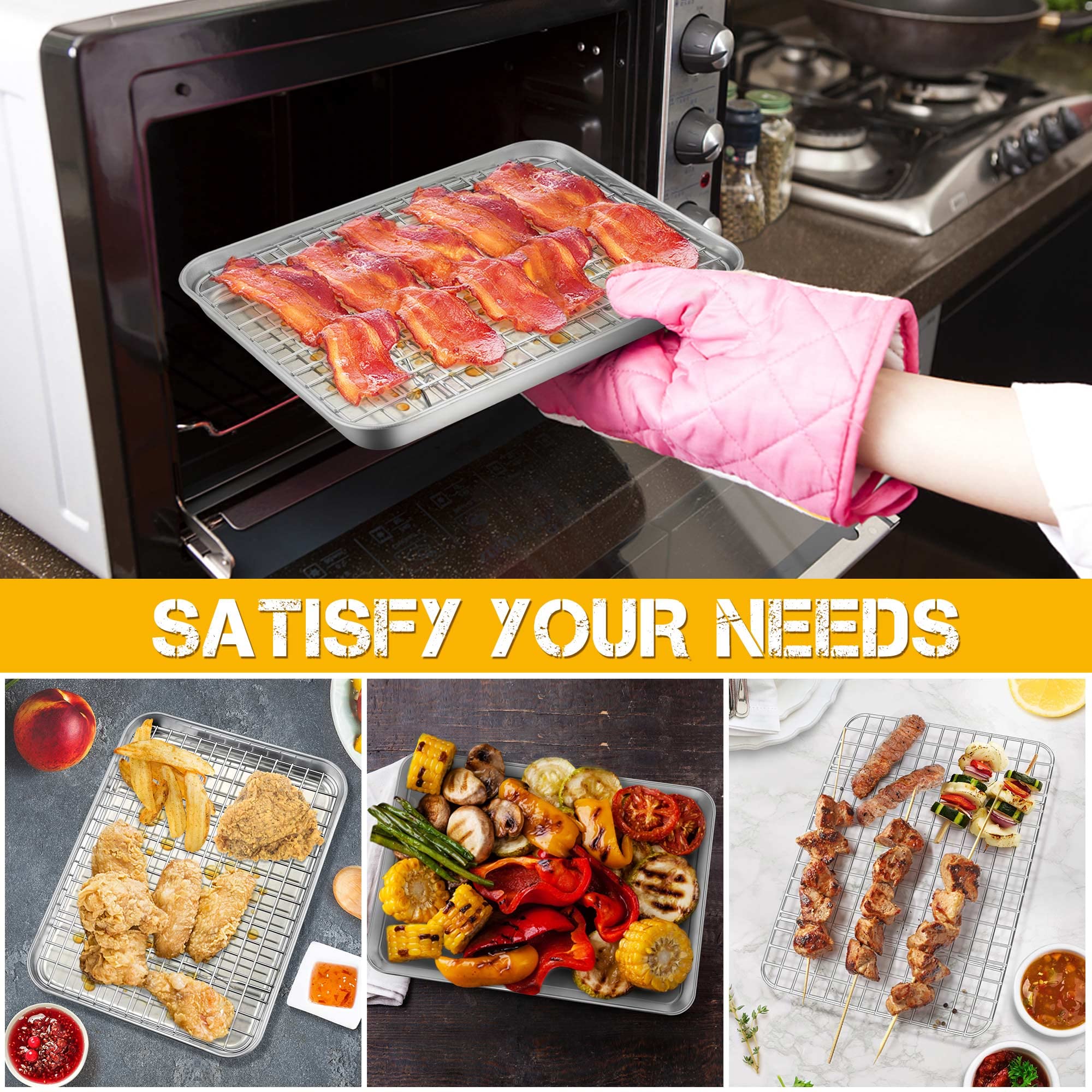 P&P CHEF multiuse baking tray for vegetables and cookies